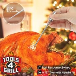 Tools4grill Sans Fil Bluetooth Viande - BBQ - Thermomètre 2 Sondes / Sondes De Mesure -Grill Feu Maison 1200x1200 961