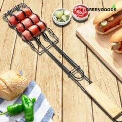 Grille De Barbecue Pour Saucisses GREENGOODS - Accessoires Pour Barbecue - Grille D'accessoires Pour Barbecue -Grill Feu Maison 1200x1200 966