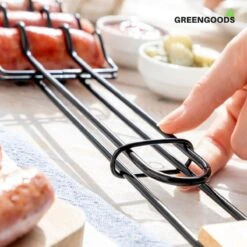Grille De Barbecue Pour Saucisses GREENGOODS - Accessoires Pour Barbecue - Grille D'accessoires Pour Barbecue -Grill Feu Maison 1200x1200 969