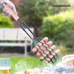Grille De Barbecue Pour Saucisses GREENGOODS - Accessoires Pour Barbecue - Grille D'accessoires Pour Barbecue -Grill Feu Maison 1200x1200 970