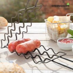 Grille De Barbecue Pour Saucisses GREENGOODS - Accessoires Pour Barbecue - Grille D'accessoires Pour Barbecue -Grill Feu Maison 1200x1200 971