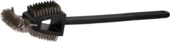 1x Brosse De Nettoyage Pour Barbecue Avec Manche En Bois - 40 Cm - Accessoires De Nettoyage Pour Barbecue