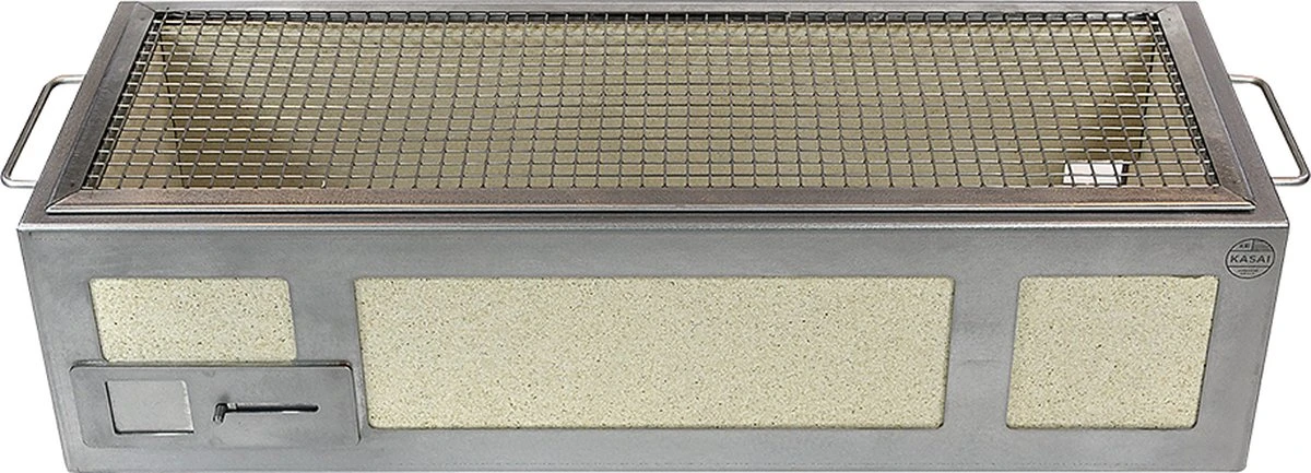 SousVideTools - 16062 - Grill Long Kasai Konro Avec Cadre En Acier Inoxydable - BBQ Hibachi De Style Traditionnel Japonais 2 SousVideTools - 16062 - Grill Long Kasai Konro Avec Cadre En Acier Inoxydable - BBQ Hibachi De Style Traditionnel Japonais – Image 2