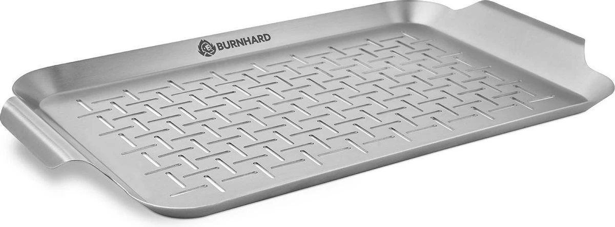 Burnhard Panier Grill Pour BBQ - Plaque Grill 42,5x25x1,7 Cm 1 Burnhard Panier Grill Pour BBQ - Plaque Grill 42,5x25x1,7 Cm