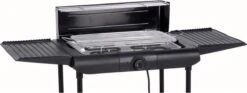 Oneiro's Luxe Excellent Electrics Barbecue électrique (modèle Sur Pied) - ⌀ 87x46x86 Cm - été - Griller - Jardin - Cuisiner - Manger - électrique -Grill Feu Maison 1200x453