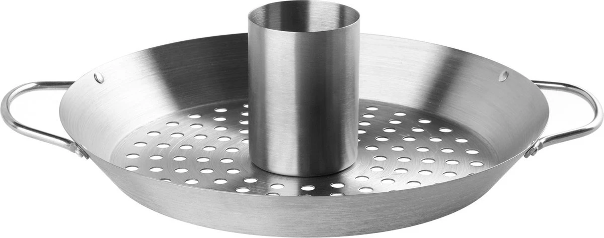 Mustang Support Poulet Acier Inoxydable Ø 30 Cm - Grille Poulet Pour Le Barbecue - Support Poulet - Support Poulet BBQ - Kip Canette De Bière - Acier Inoxydable 1 Mustang Support Poulet Acier Inoxydable Ø 30 Cm - Grille Poulet Pour Le Barbecue - Support Poulet - Support Poulet BBQ - Kip Canette De Bière - Acier Inoxydable