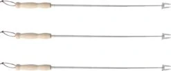 3x Fourchettes De Barbecue En Acier Inoxydable Extensibles De 80 Cm Outils / Fournitures De Barbecue