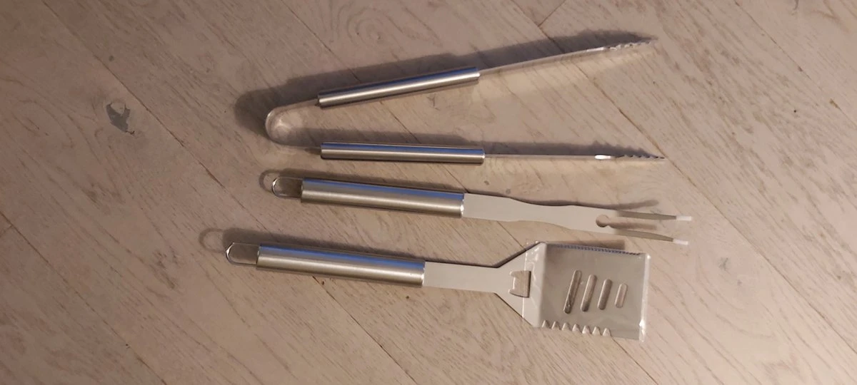 Beautiful BBQ Set Inox Long BBQ Pinces - Fourchette - Pinces à Viande - Top Produit 5 Beautiful BBQ Set Inox Long BBQ Pinces - Fourchette - Pinces à Viande - Top Produit – Image 5
