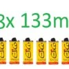 Unilight 8x Liquide Briquet Zippo Universel - Briquet Essence - Liquide Briquet - Liquide Essence - 8x 133ml Rechargeable