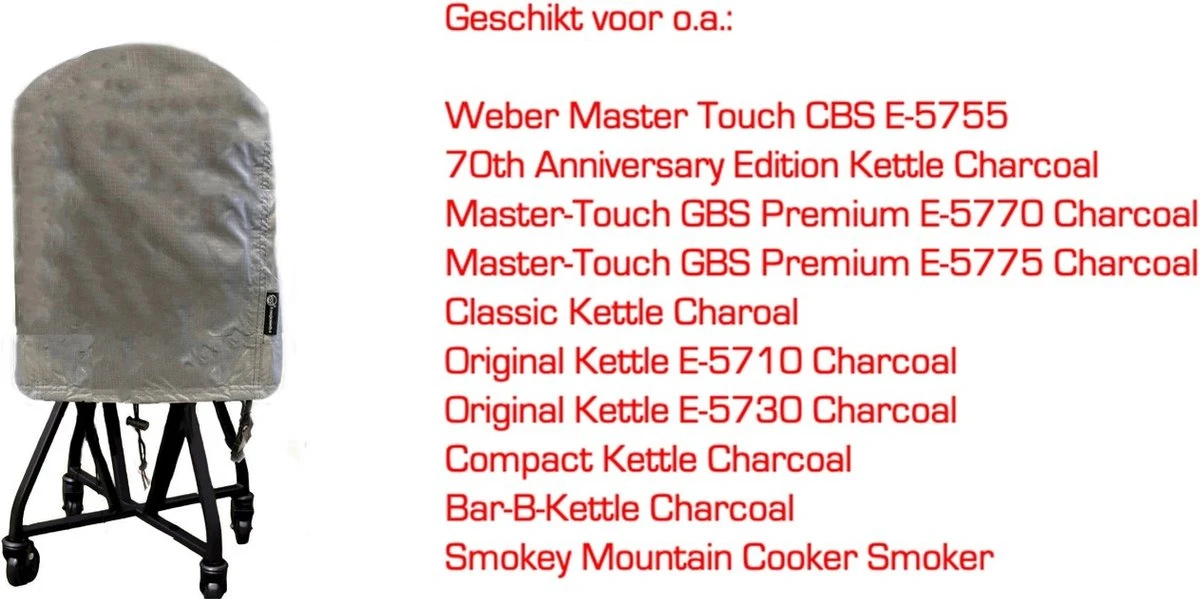 CUHOC Diamond BBQ Cover - Housse De BBQ Weber 80x66x100 - Housse De BBQ étanche 5 CUHOC Diamond BBQ Cover - Housse De BBQ Weber 80x66x100 - Housse De BBQ étanche – Image 5