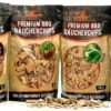 BBQ-Toro Smoke Chips Set, 4 Types De Smoke Chips De 400 G, Copeaux De Fumée à Forte Intensité De Fumée 100 % Bois, Copeaux De Gril Pour Gril à Gaz, Fumeur, BBQ