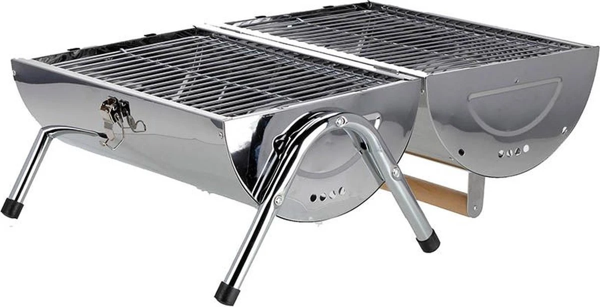 Barbecue Cylindrique De Luxe Oneiro Avec Double Surface De Cuisson - 41x29xH38cm - été - Grillade - Jardin - Cuisine - Salle à Manger 5 Barbecue Cylindrique De Luxe Oneiro Avec Double Surface De Cuisson - 41x29xH38cm - été - Grillade - Jardin - Cuisine - Salle à Manger – Image 5
