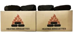 Briquettes De Tourbe - Blocs De Tourbe - Gazon - 2x 14 Pièces - Bois De Haardhout - Poêle - Cheminée - 2x 14 Kg (2 Boîtes)