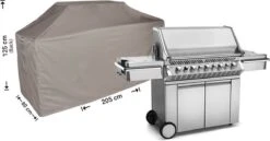 Housse Cuisine Exterieure 205 X 80 H : 125/115 Cm - Housse Barbecue - RBBQ205