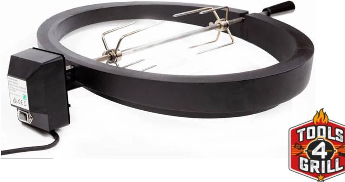 Rôtissoire Tools4Grill | Broche De Gril | Rôtisserie TBV 23 Pouces BBQ 60 Cm Taille Extérieure 1 Rôtissoire Tools4Grill | Broche De Gril | Rôtisserie TBV 23 Pouces BBQ 60 Cm Taille Extérieure