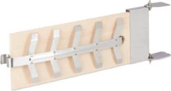 Relaxdays Planche à Fumer Bbq Saumon - Planche Finlandaise - Lot De 2 - Bois De Hêtre - H 55 Cm - Planche à Saumon -Grill Feu Maison 1200x639