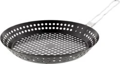 Homick - Barbecue Pan - BBQ Pan - Avec Revêtement Anti-adhésif - Ø 30 Cm