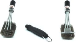Brosse Pour BBQ YPH® - 2x Brosse Pour Gril Avec Pierre Ponce Gratuite Dans Un Sac De Rangement Pratique - Accessoires De Vêtements Pour Bébé Pour BBQ -Grill Feu Maison 1200x663 4