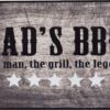 MD-Entrance Tapis De Barbecue Dad's BBQ The Man 67x120 Cm