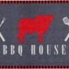 Tapis De Barbecue MD-Entrance - Maison De Barbecue - 67x120 Cm
