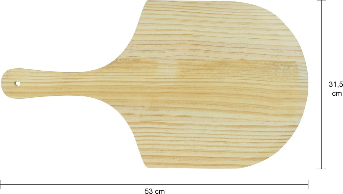 Cuillère à Pizza Krumble - Cuillère à Four - Cuillères à Pizza - Cuillère à Pizza En Bois - 53 X 31,5 X 1 Cm (lxlxh) - Marron Clair 4 Cuillère à Pizza Krumble - Cuillère à Four - Cuillères à Pizza - Cuillère à Pizza En Bois - 53 X 31,5 X 1 Cm (lxlxh) - Marron Clair – Image 4