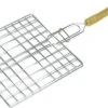 Grille De Barbecue Avec Poignée - 400x20x200mm - Rectangle - Fer