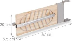 Relaxdays Ensemble De 2 Planches à Saumon Finlandais - Bois De Cèdre - Planche à Fumer Barbecue - Support Ovale - Pinces -Grill Feu Maison 1200x689