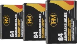 3 X Barbecue - Production Allume - Feu Pour BBQ - BBQ - THM Paraffine Blanche Allume - Feu - 192 Pièces