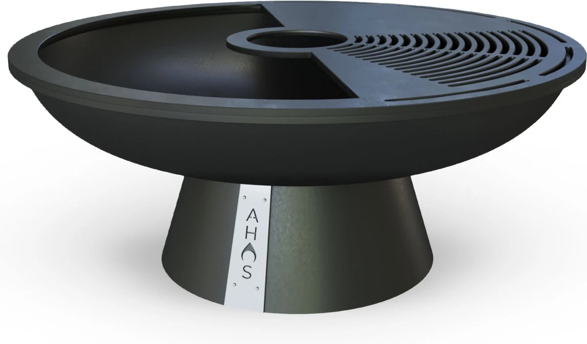 Ahos 850 Barbecue Cheminée Brasero - Anneau De Grill - Y Compris Plancha, Grille De Grille Et Support De Pot - Diamètre 80 Cm - Acier 1 Ahos 850 Barbecue Cheminée Brasero - Anneau De Grill - Y Compris Plancha, Grille De Grille Et Support De Pot - Diamètre 80 Cm - Acier