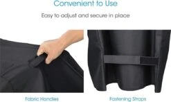 LAUWG - Housse De BBQ 55 Pouces, Housse De Gril à Gaz étanche Et Résistante à La Décoloration Et Aux UV, Compatible Avec Les Barbecues Weber Char Broil Outback, Noir (140 X 58 X 107 Cm) -Grill Feu Maison 1200x716