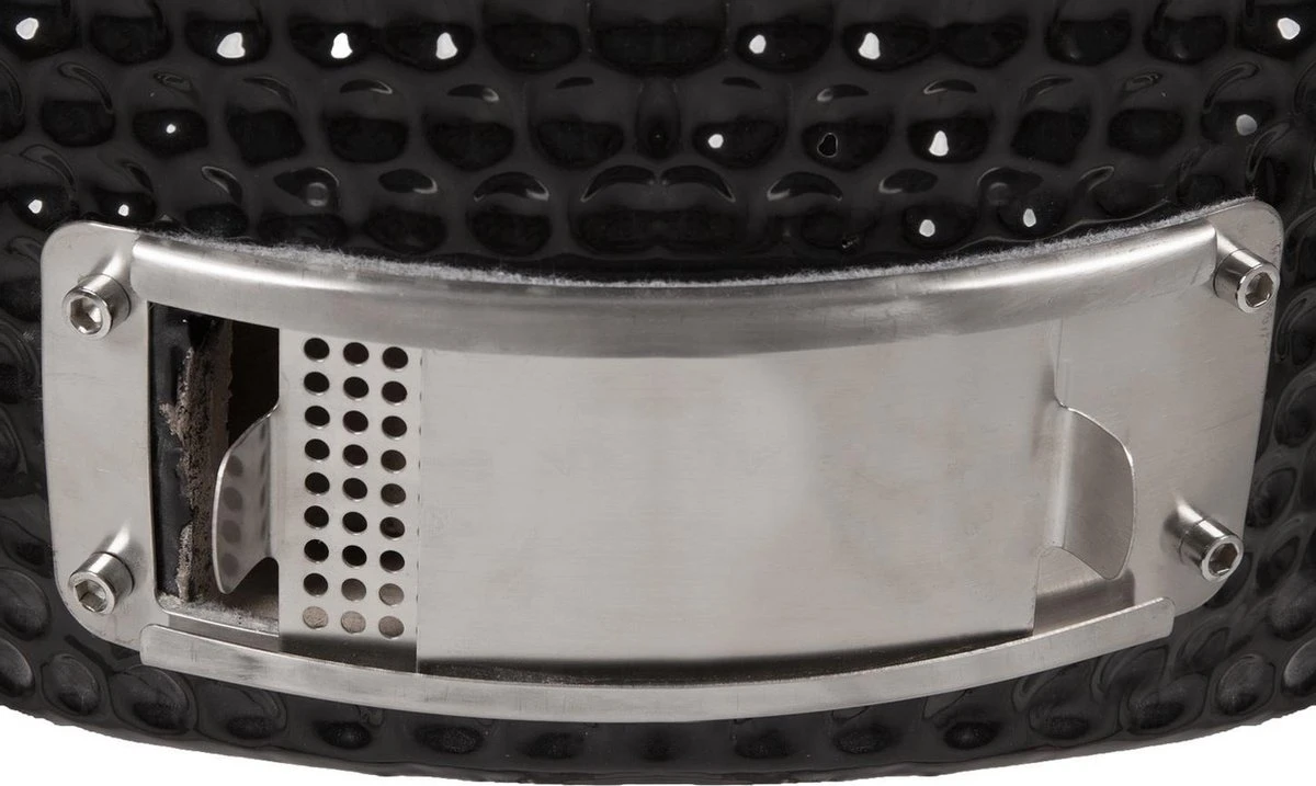 Patton - Kamado 16 - Premium Black - Barbecue En Céramique - Avec Indicateur De Température à Cœur Bluetooth - éclairage LED - Moyen - Complet - Noir 6 Patton - Kamado 16 - Premium Black - Barbecue En Céramique - Avec Indicateur De Température à Cœur Bluetooth - éclairage LED - Moyen - Complet - Noir – Image 6