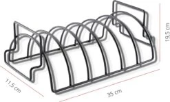 Support à Barbecue PROKING Sparerib – Accessoires De Vêtements Pour Bébé Pour BBQ – Y Compris Recette De Sparerib – Couche Antiadhésive – 35 X 19,5 X 11,5 CM 10 Support à Barbecue PROKING Sparerib – Accessoires De Vêtements Pour Bébé Pour BBQ – Y Compris Recette De Sparerib – Couche Antiadhésive – 35 X 19,5 X 11,5 CM -Grill Feu Maison 1200x725