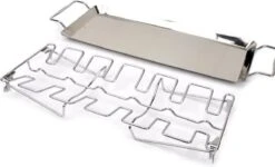 Porte Ailes De Poulet - Acier Inoxydable - Support Ailes De Poulet Pour Le BBQ - 38 X 16 Cm - BBQ / Four| Famille De Homards -Grill Feu Maison 1200x727 1
