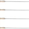 4x Fourches De Barbecue En Acier Inoxydable Extensibles De 80 Cm Outils / Fournitures De Barbecue