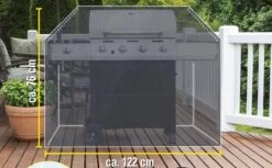 Kinzo Garden - Housse Pour Barbecue - Housse Pour Barbecue - 122X71X76cm -Grill Feu Maison 1200x742 2