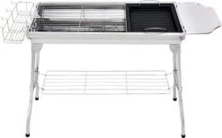 Borvat® | Barbecue Et Friture Barbecue à Dual Usage | Barbecue Au Charbon Extérieur Portable | Convient Pour 5 à 10 Personnes En Marche, Pique-nique, Camping, Barbecue. -Grill Feu Maison 1200x748