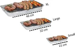 Set Barbecue - Instantané - Jetable - Barbecue Extérieur - Table - Grille - Balcon - Pique-nique - Accessoires Barbecue - Grill - 3 Tailles XL 1200 Grammes , L 600 Grammes , S 376 Grammes -Grill Feu Maison 1200x750