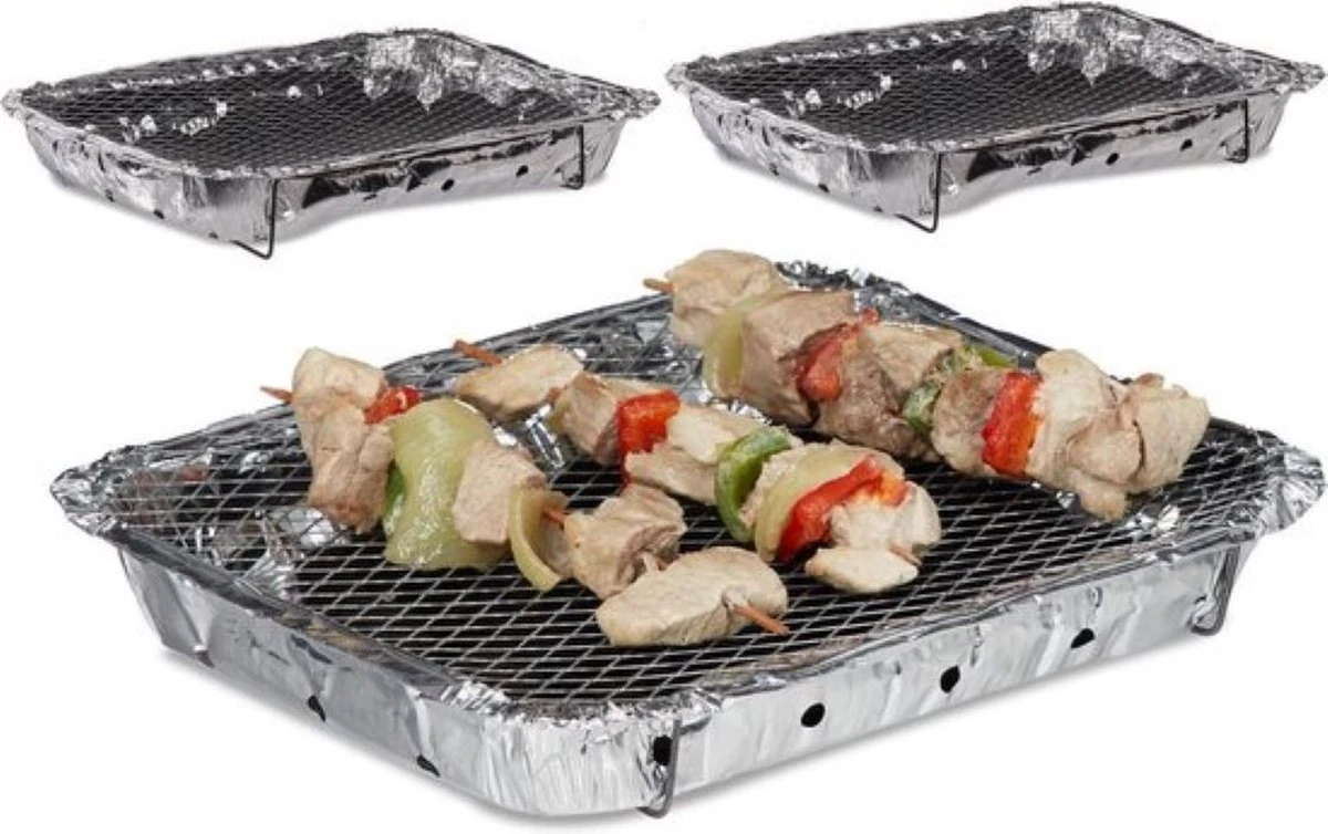 Barbecue 3 Pièces - Instantané - Jetable - Barbecue Extérieur - Table - Grille - Balcon - Pique-nique - Accessoires Barbecue - Grill - Achat Barbecue - Barbecue - Sauce Barbecue 1 Barbecue 3 Pièces - Instantané - Jetable - Barbecue Extérieur - Table - Grille - Balcon - Pique-nique - Accessoires Barbecue - Grill - Achat Barbecue - Barbecue - Sauce Barbecue