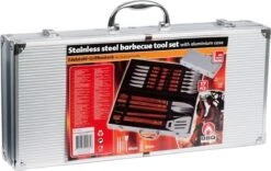 Collection BBQ Couverts De Barbecue En Acier Inoxydable Dans Un Coffret En Aluminium 27 Collection BBQ Couverts De Barbecue En Acier Inoxydable Dans Un Coffret En Aluminium -Grill Feu Maison 1200x756 3