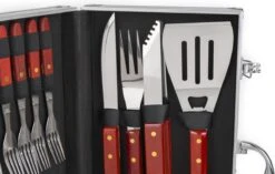 Collection BBQ Couverts De Barbecue En Acier Inoxydable Dans Un Coffret En Aluminium 17 Collection BBQ Couverts De Barbecue En Acier Inoxydable Dans Un Coffret En Aluminium -Grill Feu Maison 1200x764 1