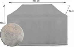 COVER UP HOC Diamond Bbq Cover Waterproof - 150x56x105 Cm - Avec Sangles Et Cordon De Serrage Storm -Grill Feu Maison 1200x766 3