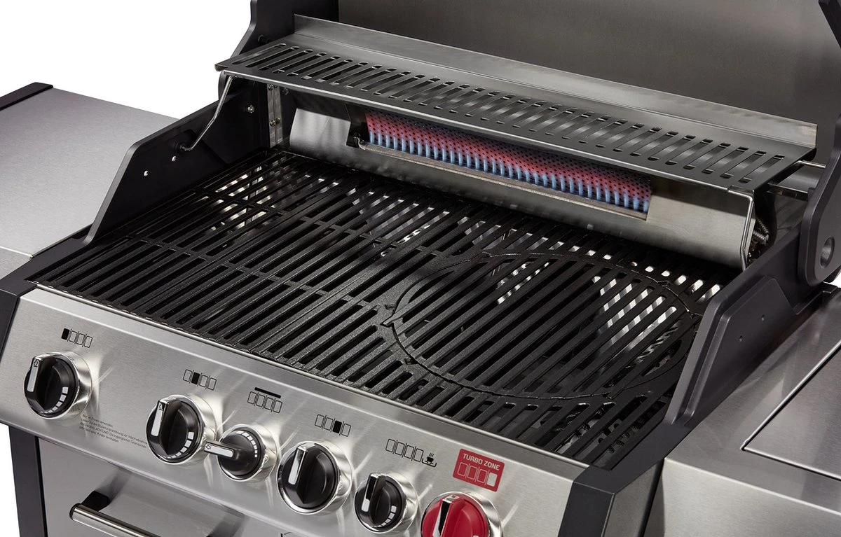 Barbecue à Gaz Enders Monroe Pro 4 SIK Turbo - Backburner- 153.5×58×118.5 Cm - 41 KG - Brûleur Infrarouge - Gaz - Barbecue 2 Barbecue à Gaz Enders Monroe Pro 4 SIK Turbo - Backburner- 153.5×58×118.5 Cm - 41 KG - Brûleur Infrarouge - Gaz - Barbecue – Image 2