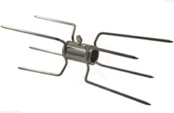 BBQNovation Grande Rôtisserie De Fourchette à Viande Double Face Pour Le Poulet, Entre Autres -Grill Feu Maison 1200x776