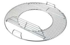 Système De Barbecue - Grille De Gril En Acier Inoxydable Pour Barbecue De 57 Cm + Grille De Cuisson En Fonte. Convient, Entre Autres, à Tous Les Barbecues Avec Bouilloire Weber De 57 Cm -Grill Feu Maison 1200x778 2