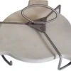 Set De Pose D'assiettes / Déflecteur De Chaleur Avec Poussoir Pour Grand Barbecue Kamado Ø 46 CM