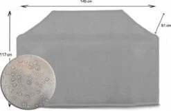 COVER UP HOC Diamond Housse De Bbq De Qualité Supérieure étanche145x61x117 Cm - Avec Sangles Storm Et Tirette -Grill Feu Maison 1200x781 2