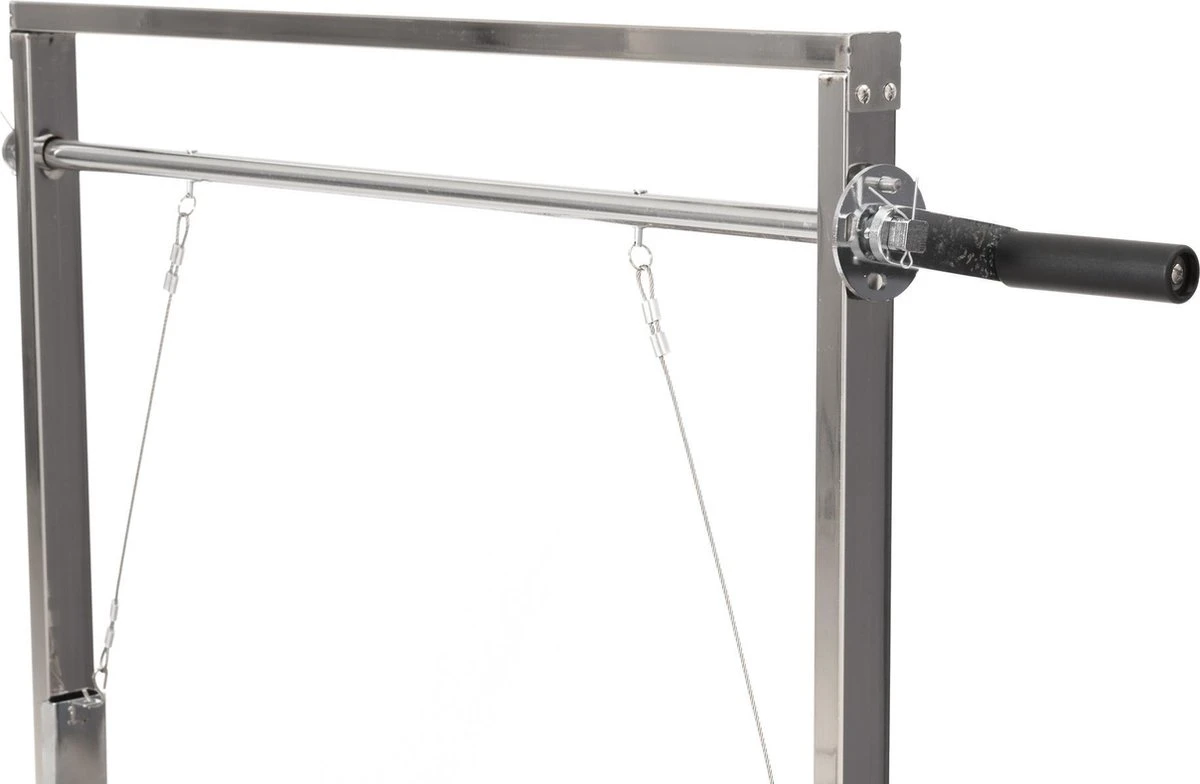 Barbecue D'extérieur Mustang Barbecue Patagonia Réglable En Hauteur - Zwart - Barbecue D'extérieur - Barbecue à Charbon - 39,8 Kg 10 Barbecue D'extérieur Mustang Barbecue Patagonia Réglable En Hauteur - Zwart - Barbecue D'extérieur - Barbecue à Charbon - 39,8 Kg – Image 10