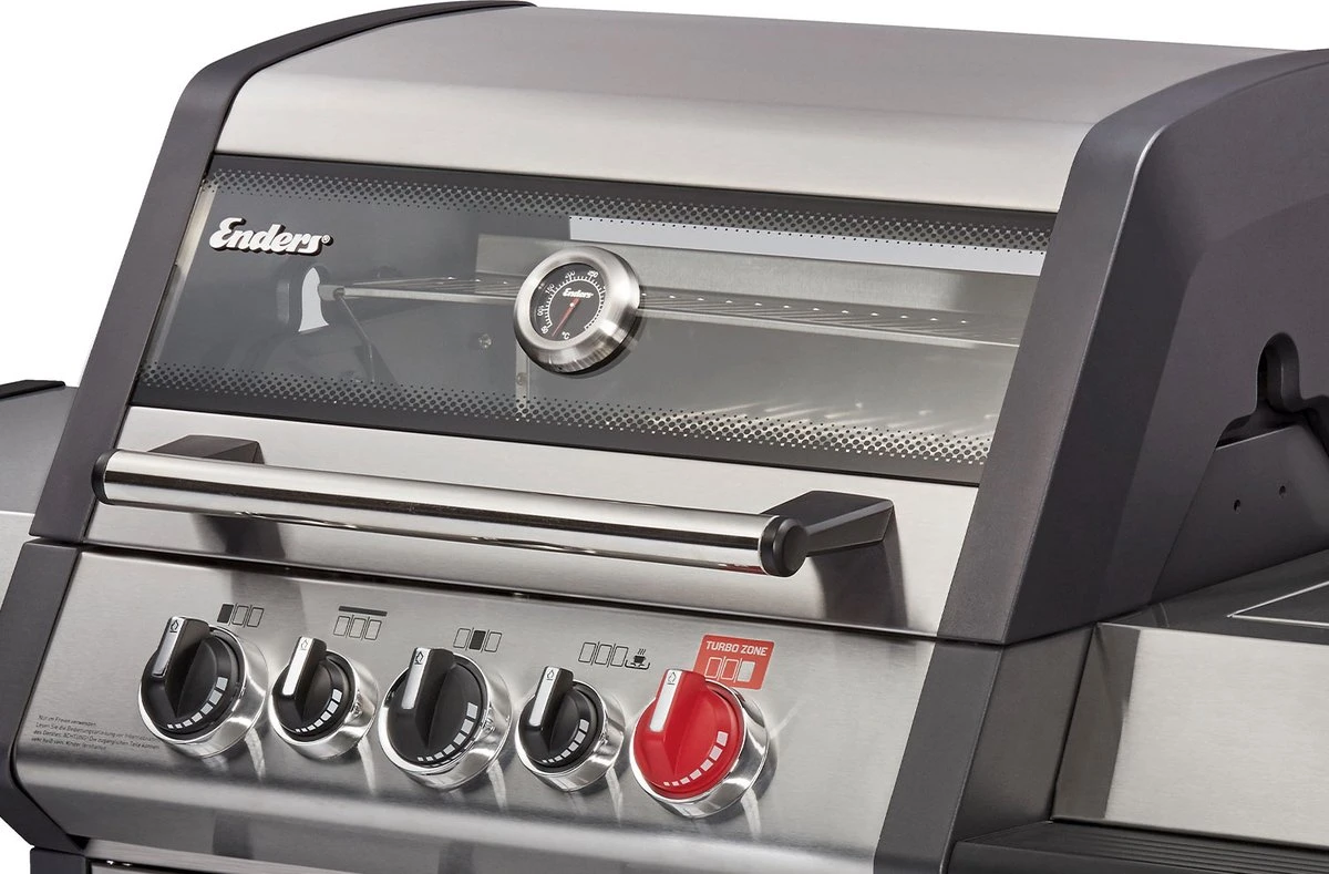 Barbecue à Gaz Enders Monroe Pro 3 SIK Turbo - 56 KG - Inox - Surface De Cuisson 62 × 43 Cm - Matière Grille De Cuisson Fonte émaillée 6 Barbecue à Gaz Enders Monroe Pro 3 SIK Turbo - 56 KG - Inox - Surface De Cuisson 62 × 43 Cm - Matière Grille De Cuisson Fonte émaillée – Image 6