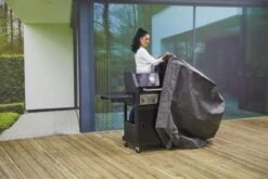 DistriCover De BBQ - étanche - 195 X 70x 110 Cm - Couleur Anthracite - Garantie 2 Ans -Grill Feu Maison 1200x800 141