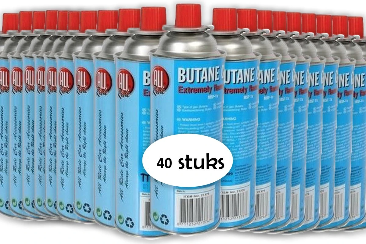 Bouteille De Gaz Cartouche De Gaz Butane D'un Contenu De 227 Grammes - 40 Pièces Dans L'emballage 1 Bouteille De Gaz Cartouche De Gaz Butane D'un Contenu De 227 Grammes - 40 Pièces Dans L'emballage